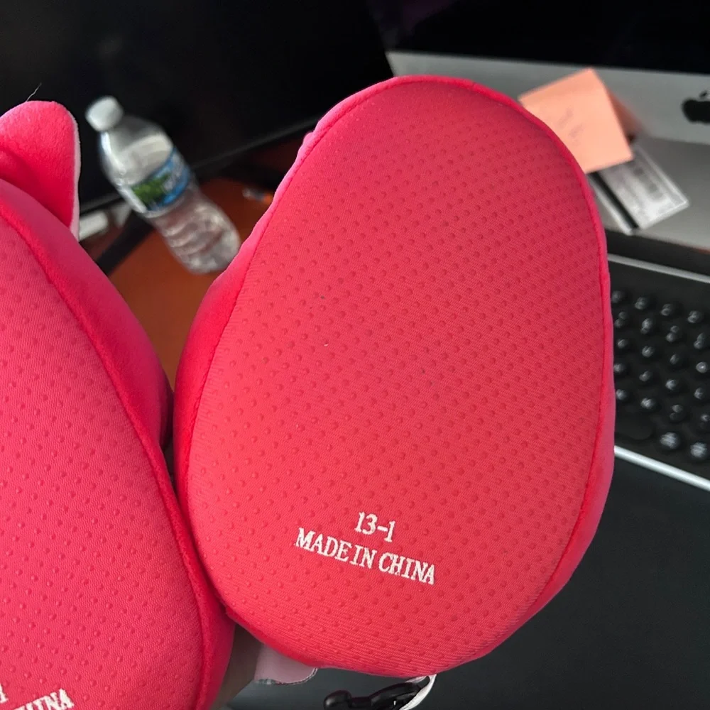 New Red Foxsquishmallow Plush Slippers